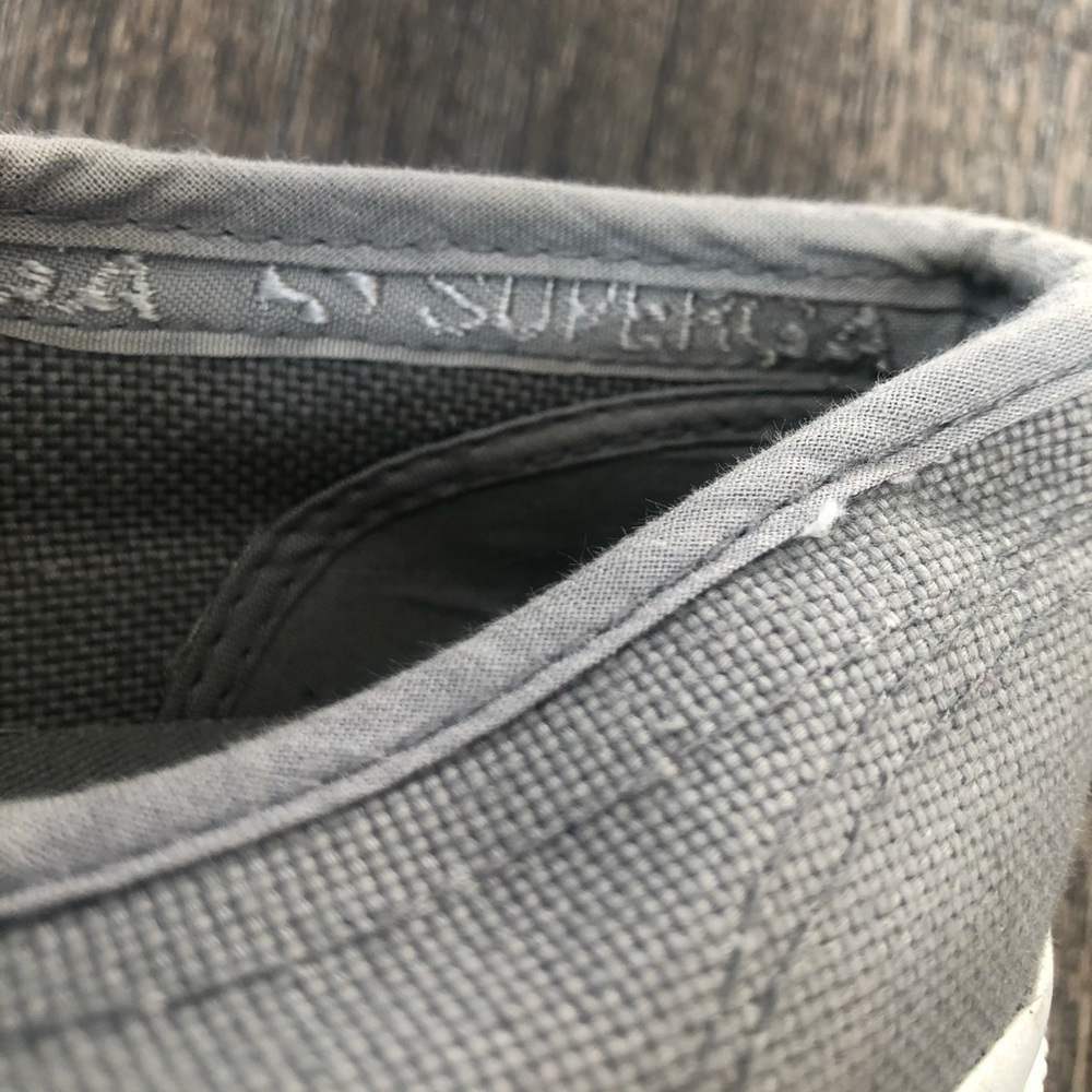 Superga Unisex Gray Cotu Classic S000010-M38 Sneakers Women's 6 Men's 4.5 - Picture 7 of 15